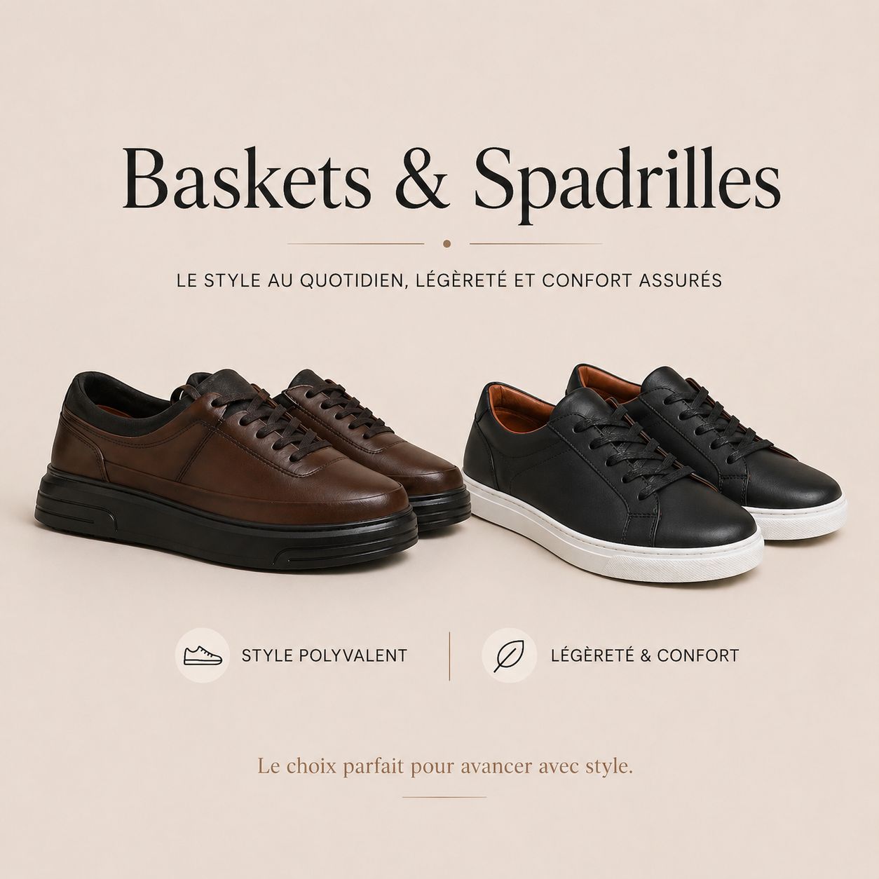Baskets homme sport casual confort quotidien Maroc, baskets homme blanches style moderne Casablanca, baskets homme running légères respirantes Agadir, baskets homme cuir tendance look urbain Maroc