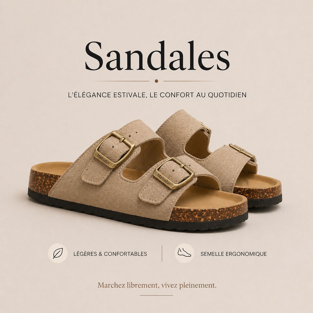 Sandale homme cuir marron confortable Maroc, sandale homme été légère respirante Agadir, sandale homme casual noire style moderne Maroc, sandale homme chic cuir véritable Casablanca, sandale homme plage confortable et pratique Maroc
