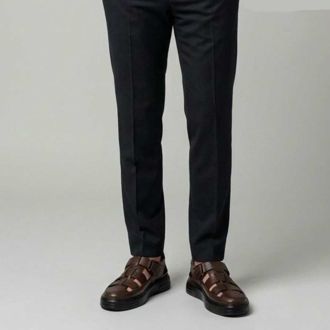 Sandales Homme en Cuir Premium Confort Élégance