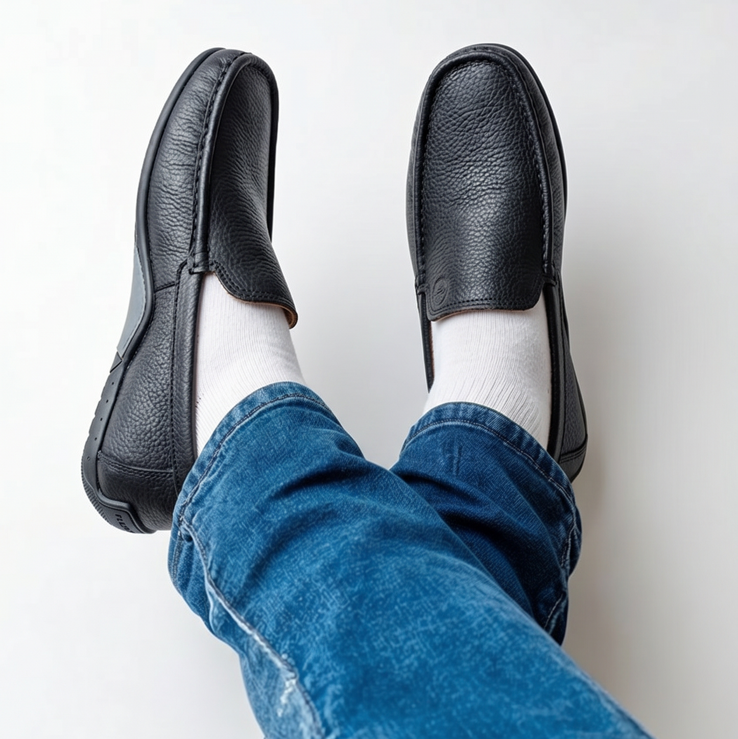 Mocassin Homme en Cuir - Léger, Souple et Ultra Confortable