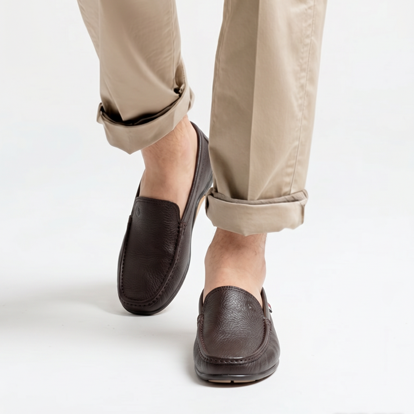 Mocassin Homme en Cuir - Léger, Souple et Ultra Confortable
