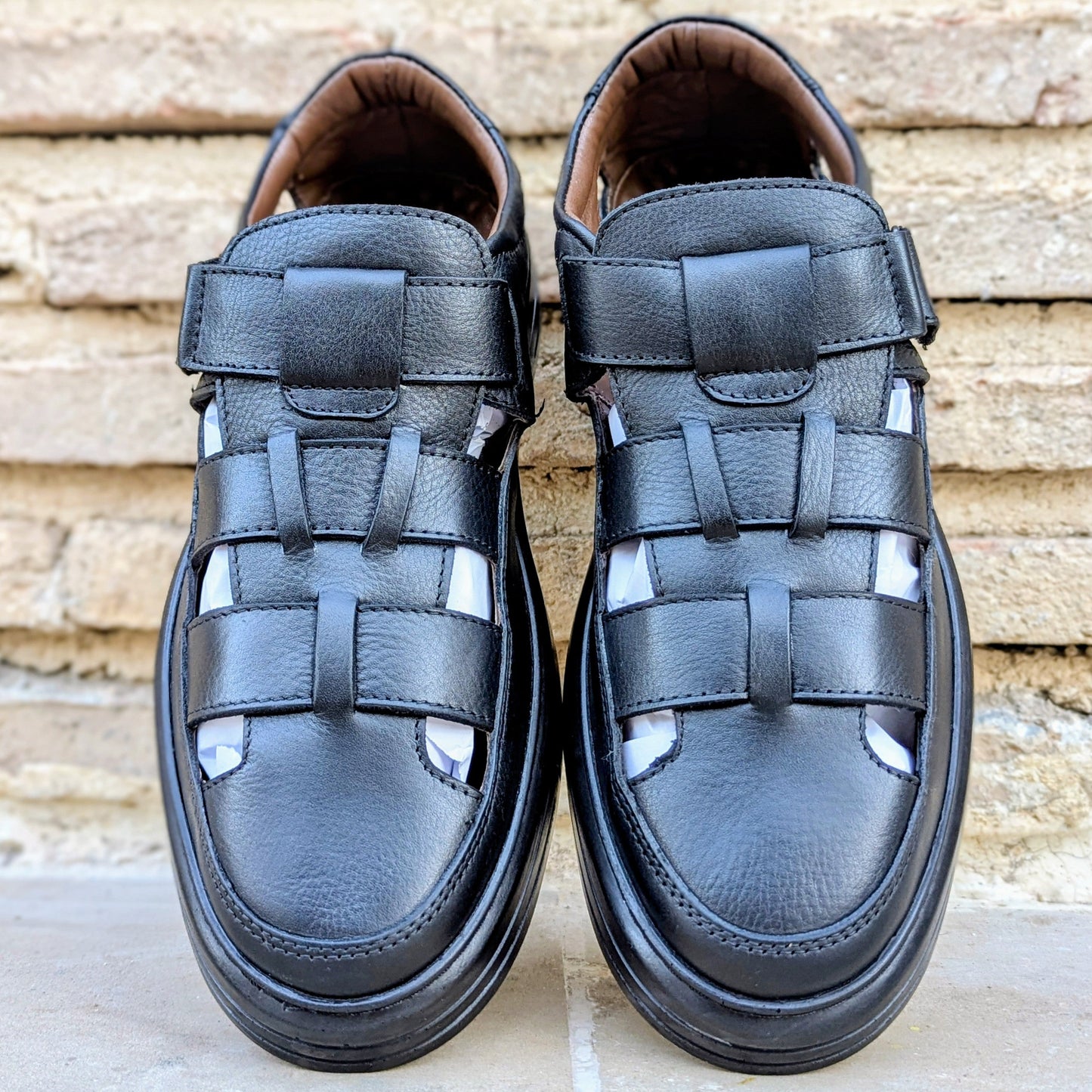 Sandales Homme en Cuir Premium Confort Élégance