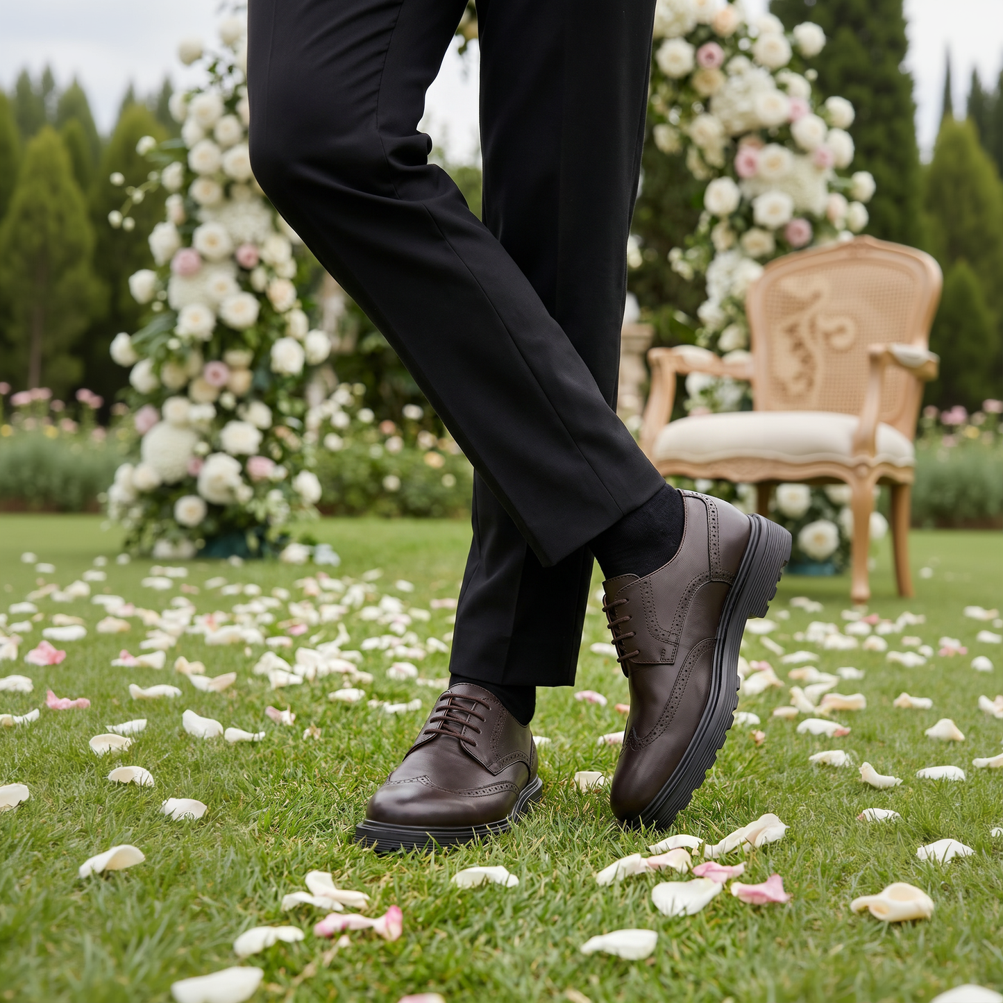 Chaussures Richelieu en Cuir