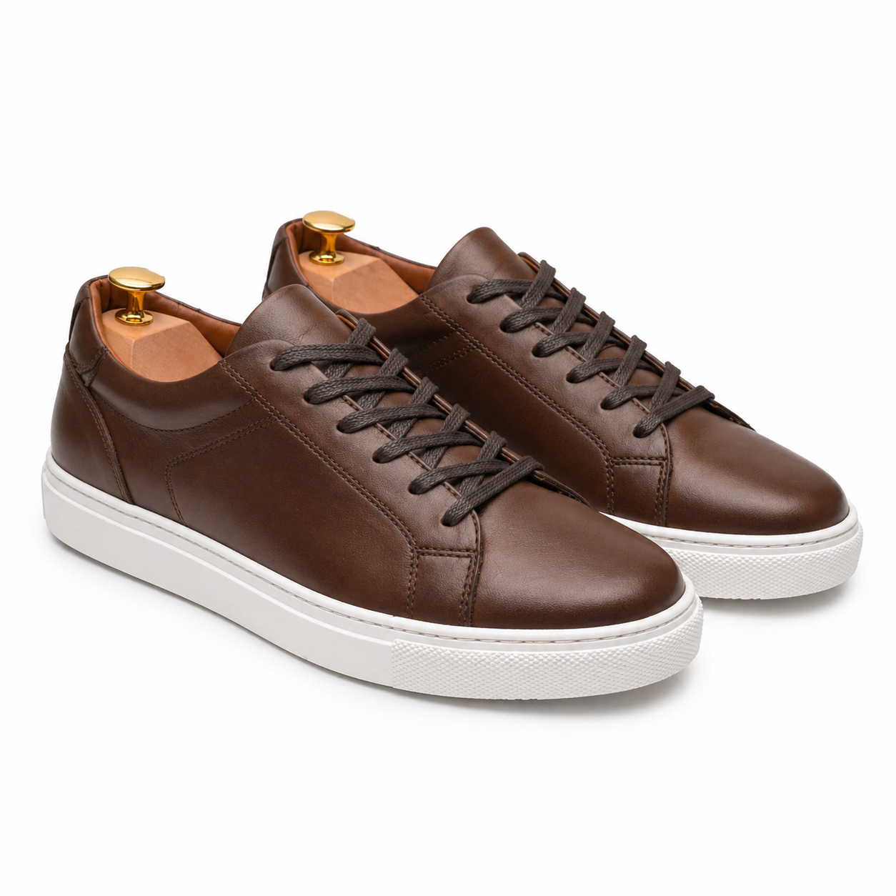Basket homme en cuir