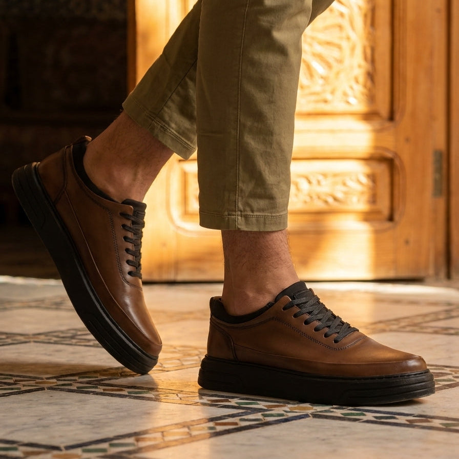 Espadrille Confort en cuir