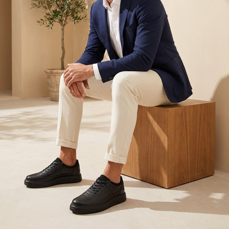 Espadrille Confort en cuir