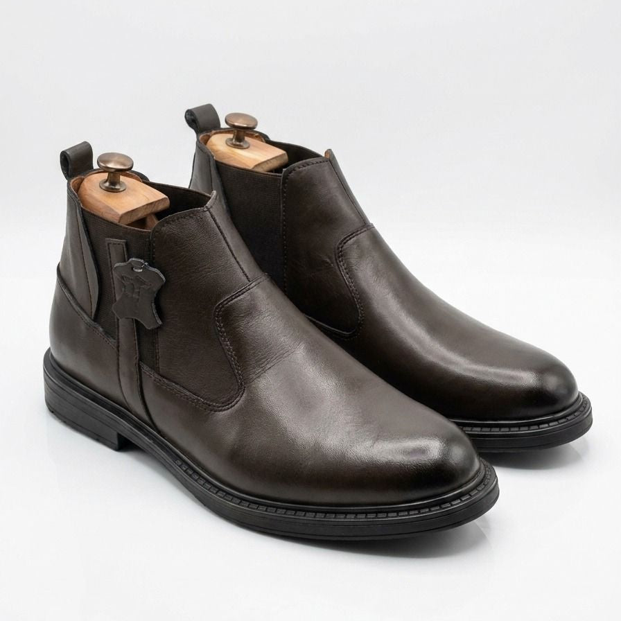 Bottines cuir homme