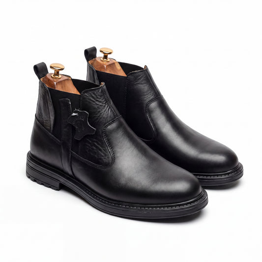 Bottines cuir homme
