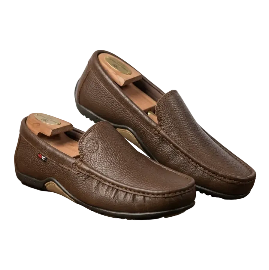 Mocassin Homme en Cuir - Léger, Souple et Ultra Confortable