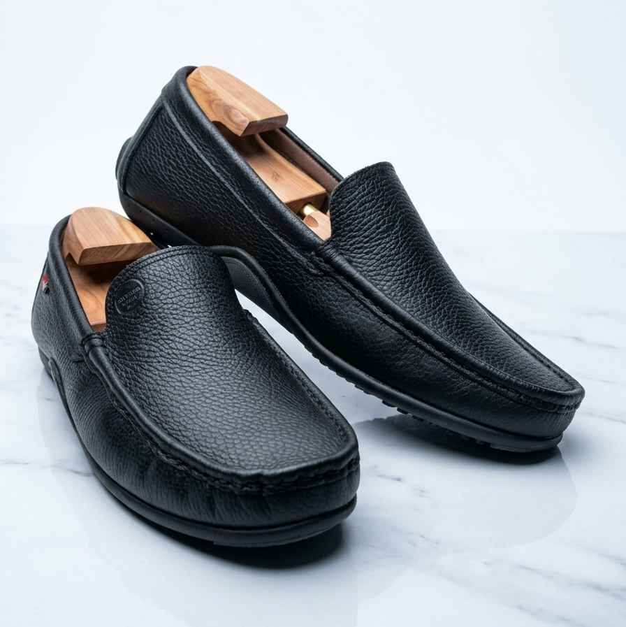 Mocassin Homme en Cuir - Léger, Souple et Ultra Confortable