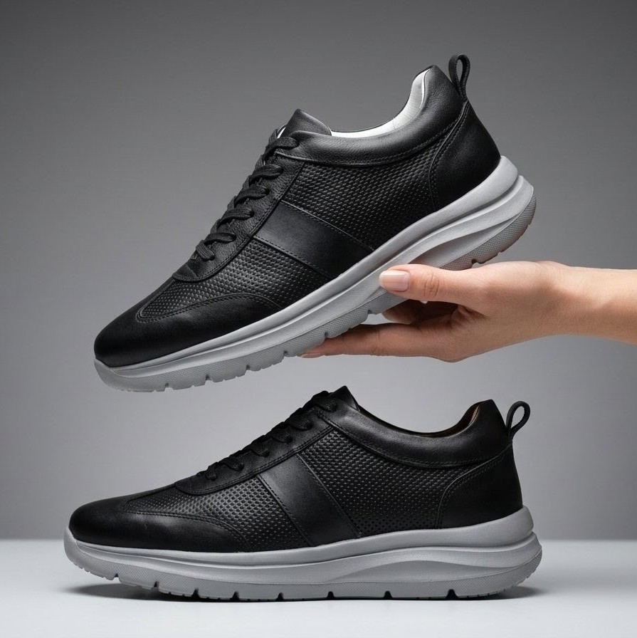 Aero Step - Sneaker Casual Homme en Cuir Véritable vue 2 - BLISS