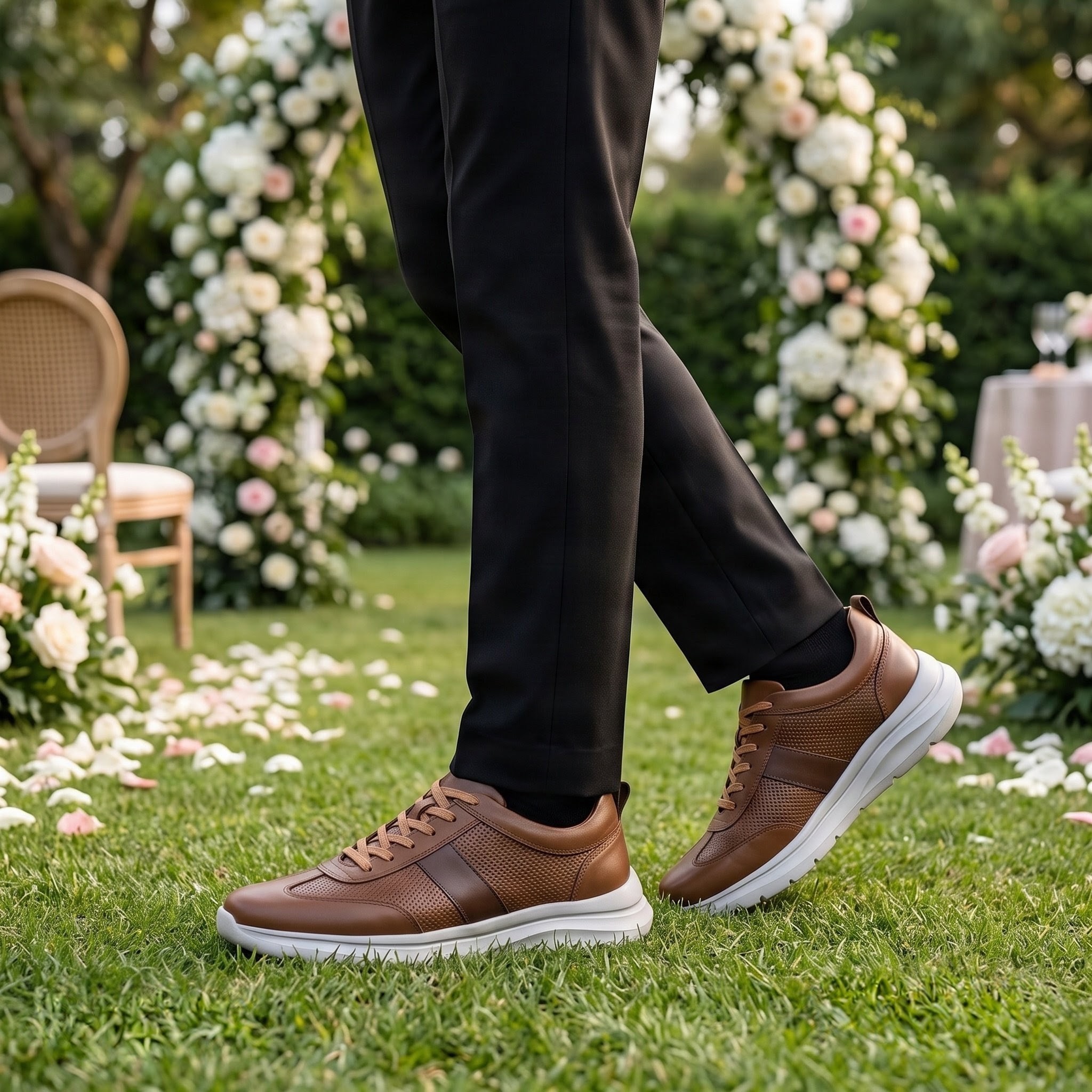 Aero Step - Sneaker Casual Homme en Cuir Véritable vue 4 - BLISS
